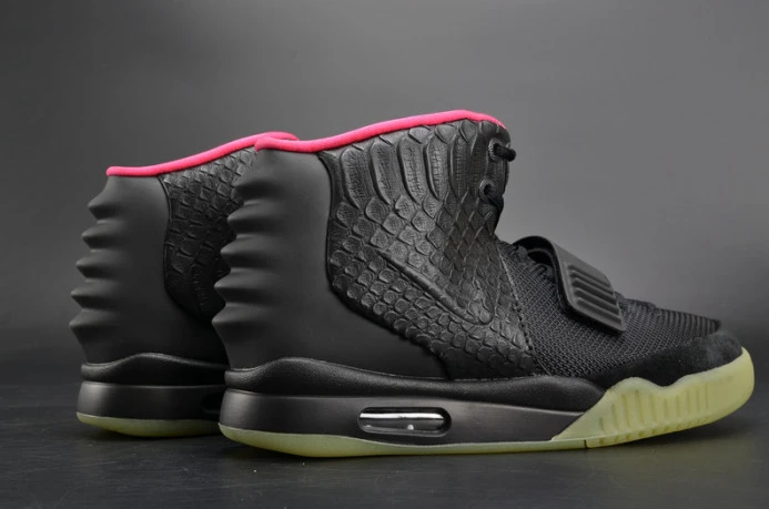 Popular nike air yeezy 2 “solar red” black mens 508214- 3368
