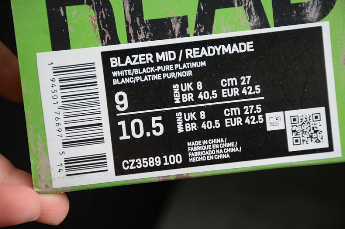 Popular nike blazer mid readymade cz3589- 3119