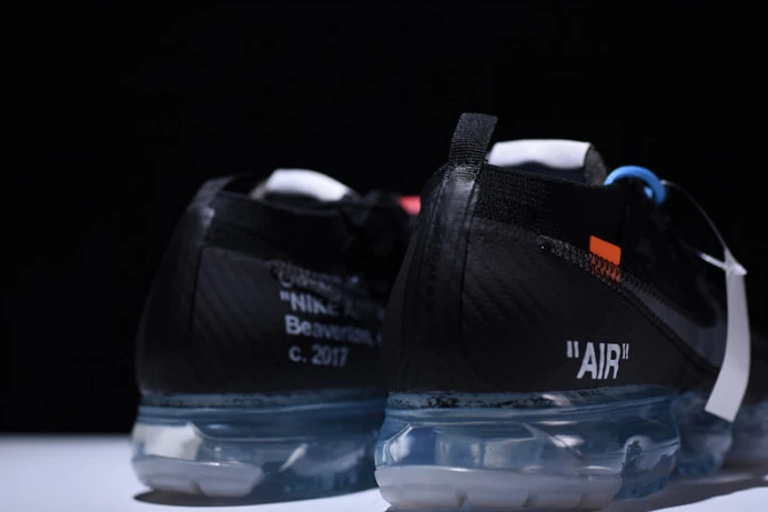 Popular ofw x nike air vapormax fk black aa3831- 3325