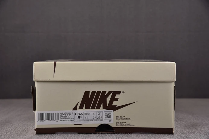 Popular travis scott x air jordan 1 low og “velvet brown” dm7866- 1351