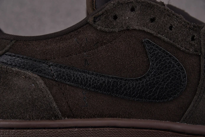 Popular travis scott x air jordan 1 low og “velvet brown” dm7866- 1351