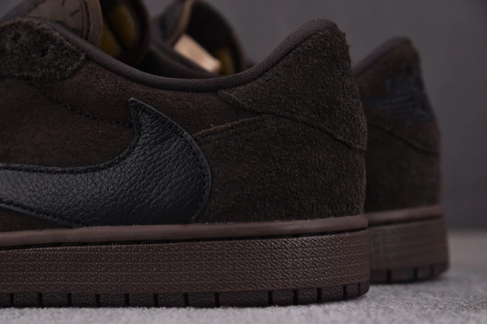 Popular travis scott x air jordan 1 low og “velvet brown” dm7866- 1351