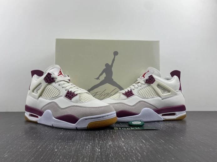 SB x Jordan 4 Sapphire Red DR5415- SmartChoice 555