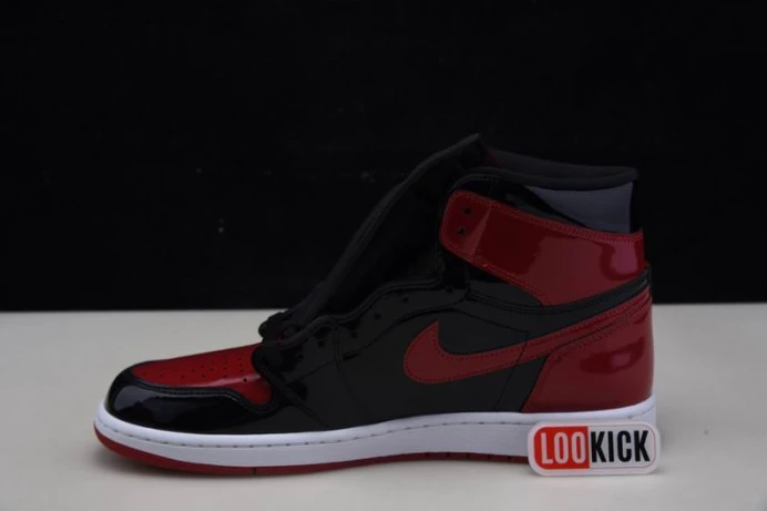 SmartChoice Air Jordan 1 High OG Bred Patent 555088- 807