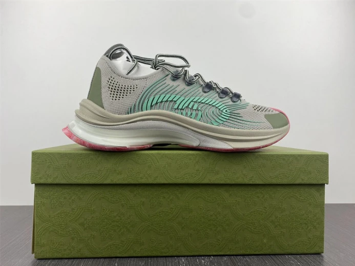 SmartChoice Gucc Run Sneakers White Blue Orange 2867