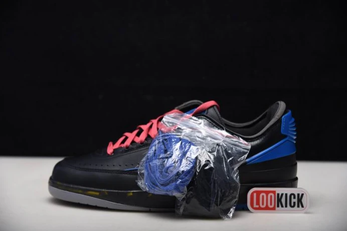 SmartChoice Jordan 2 Retro Low SP Off-White Black Blue DJ4375- 502