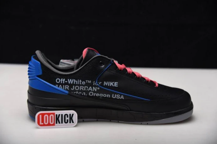 SmartChoice Jordan 2 Retro Low SP Off-White Black Blue DJ4375- 502