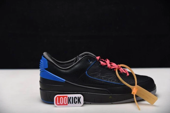 SmartChoice Jordan 2 Retro Low SP Off-White Black Blue DJ4375- 502
