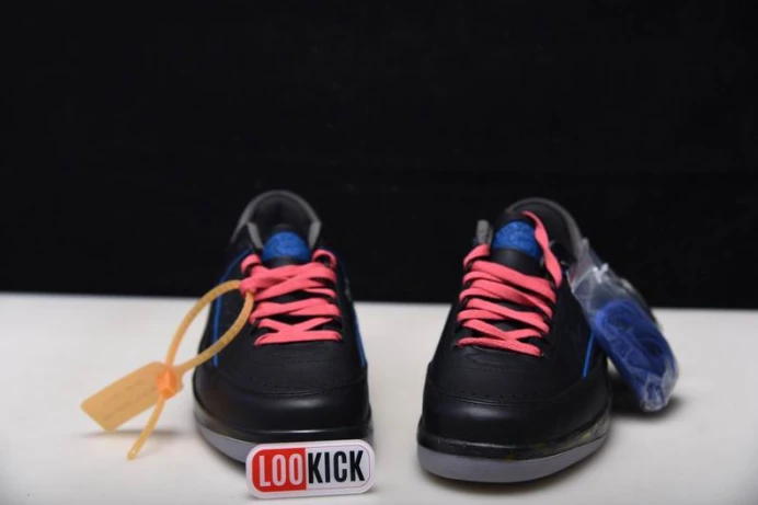 SmartChoice Jordan 2 Retro Low SP Off-White Black Blue DJ4375- 502