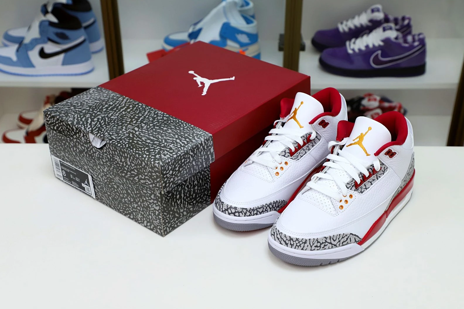 SmartChoice Kimikick Air Jordan 3 Retro  Cardinal Red(CT8532-126） 1941