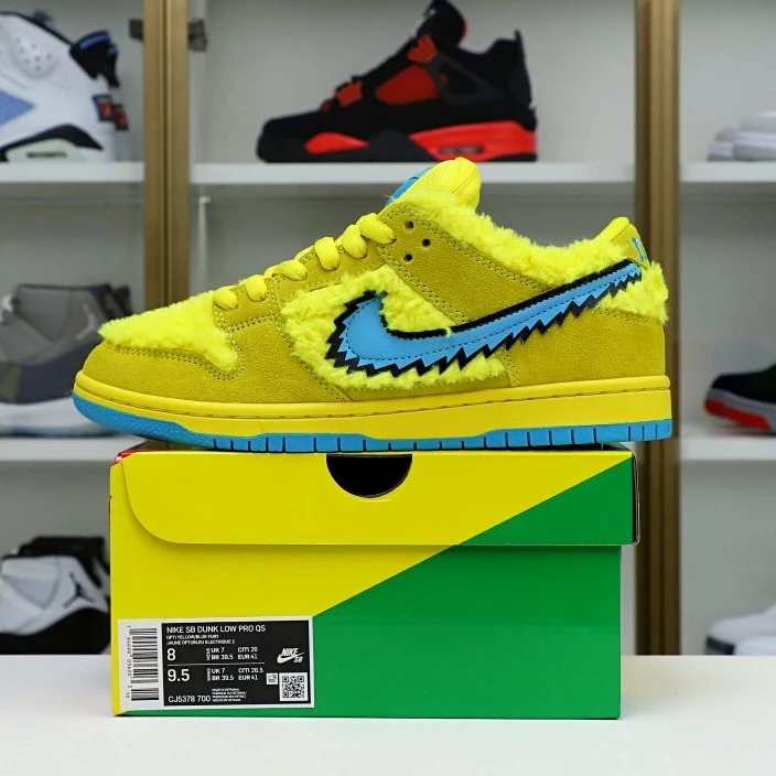 SmartChoice Kimikick GRATEFUL DEAD X DUNK LOW SB YELLOW 3490