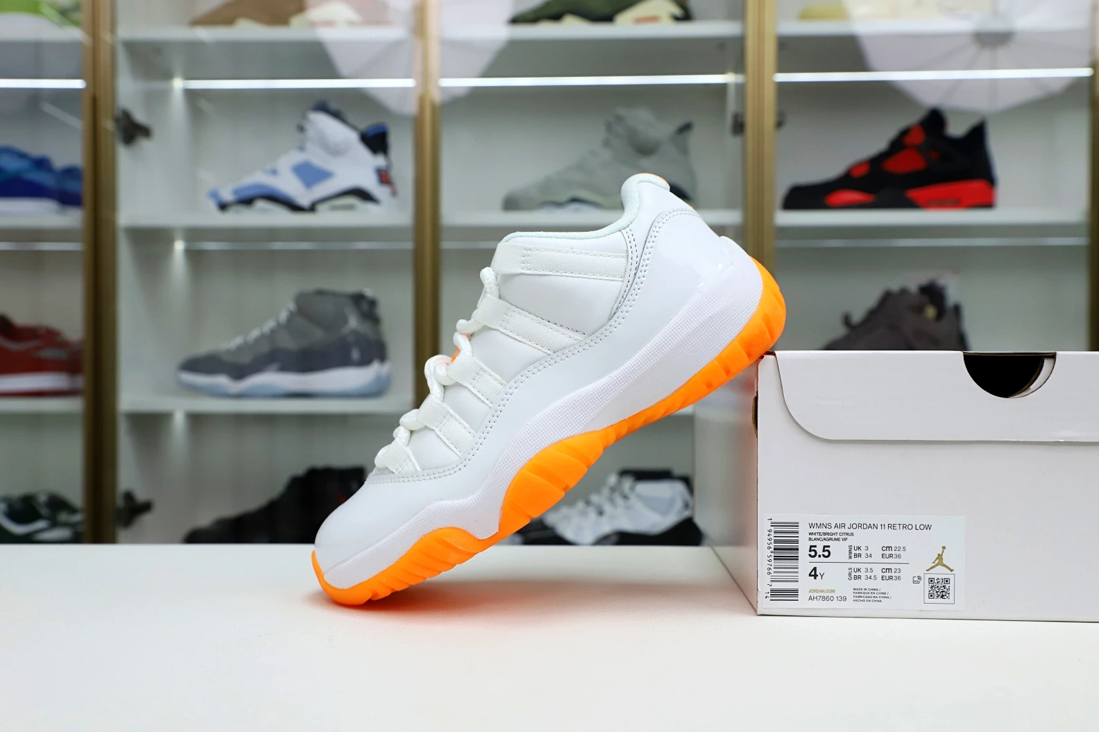 SmartChoice Kimikick WMNS AIR JORDAN 11 RETRO LOW 'BRIGHT CITRUS' 2015