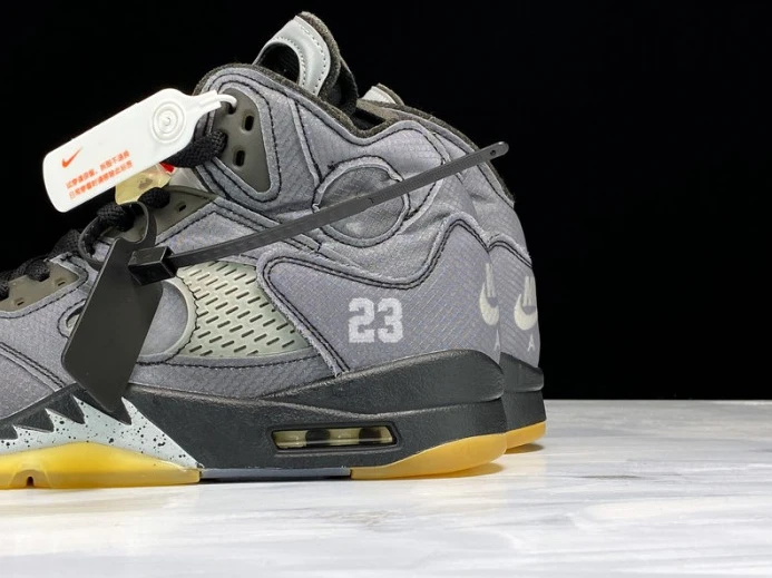 SmartChoice Off-White x Air Jordan 5 Black CT8480- 1088