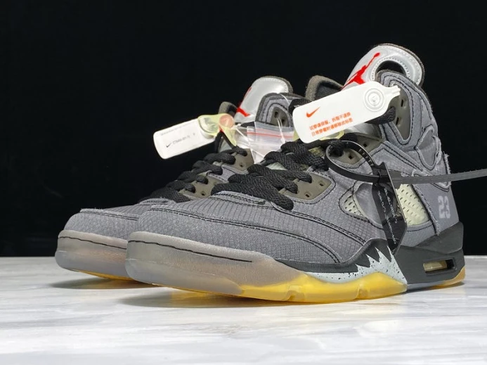 SmartChoice Off-White x Air Jordan 5 Black CT8480- 1088
