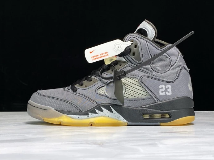 SmartChoice Off-White x Air Jordan 5 Black CT8480- 1088
