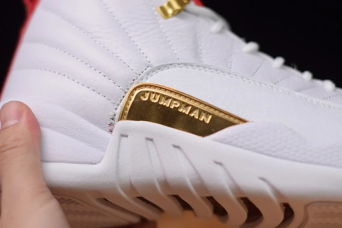 SmartChoice air jordan 12 fiba white university red 130690- 1688