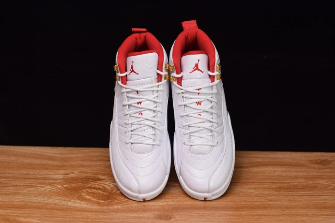 SmartChoice air jordan 12 fiba white university red 130690- 1688