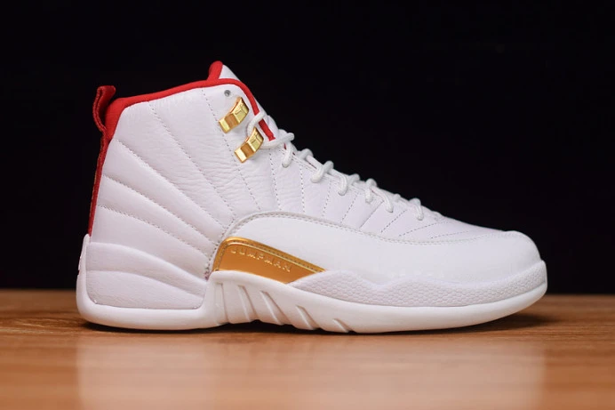 SmartChoice air jordan 12 fiba white university red 130690- 1688