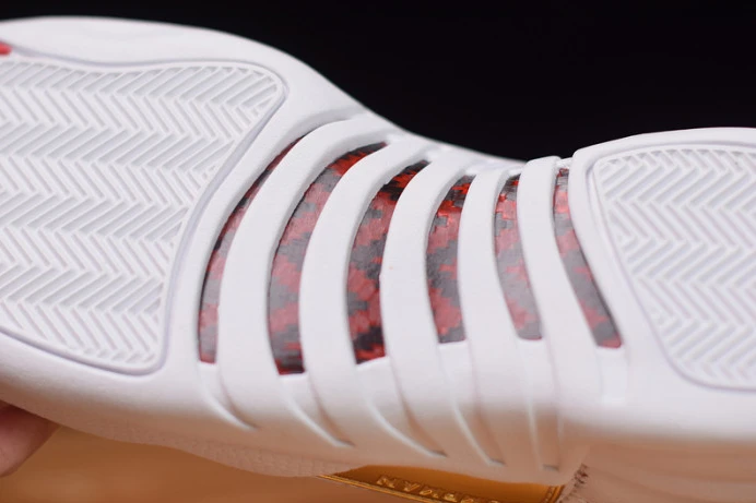 SmartChoice air jordan 12 fiba white university red 130690- 1688