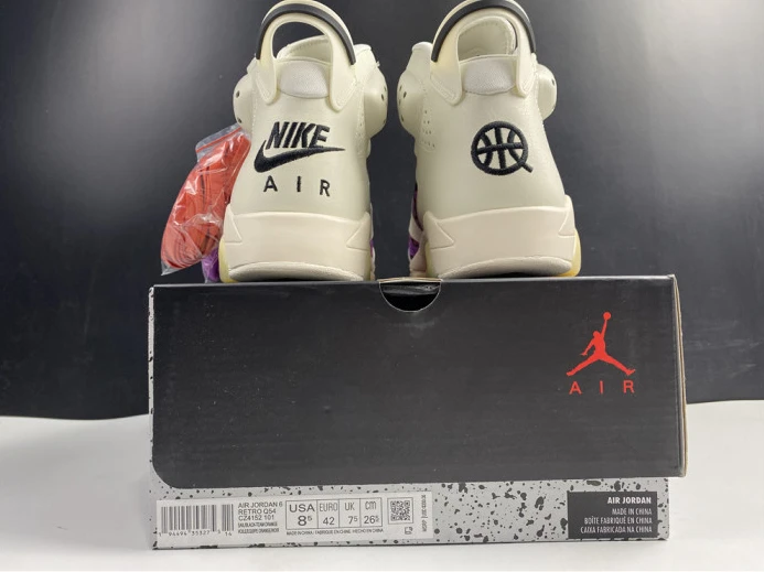 SmartChoice air jordan 6 retro quai54 sail black cz4152- 1560