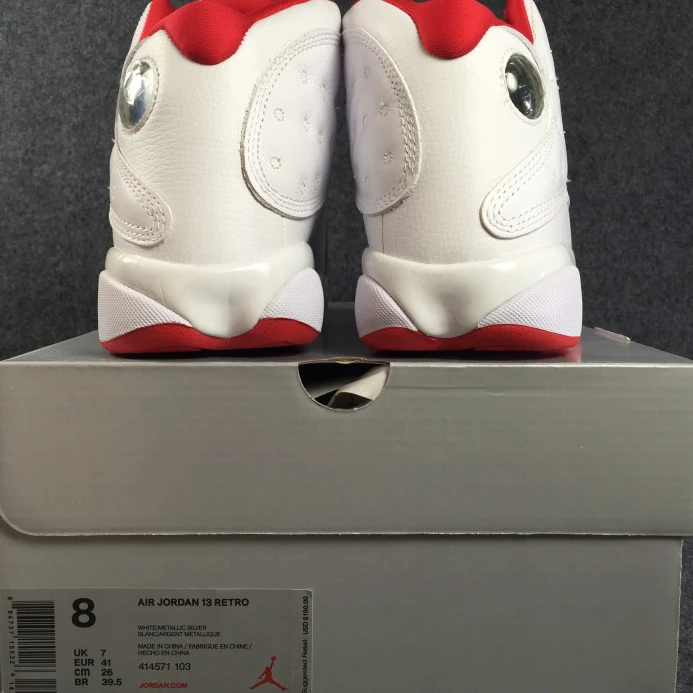 SmartChoice jordan 13 retro bp "history of flight" white 414571- 1169