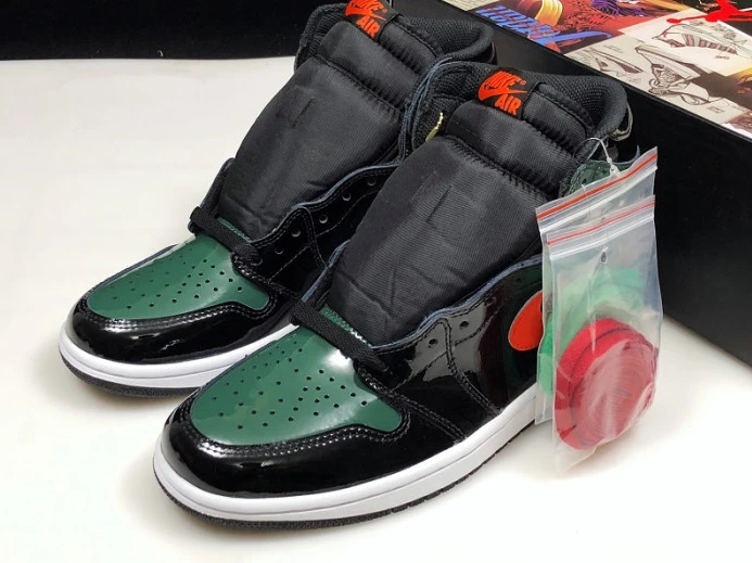 SoleFly x Air Jordan 1 Retro High OG Black Team Orange-Fir AV3905- WellDesigned 890