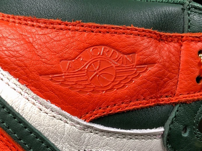SoleFly x Air Jordan 1 Retro High OG Sail Fir-Team Orange AV3905- Popular 891