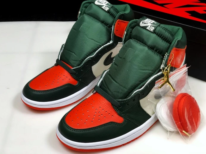 SoleFly x Air Jordan 1 Retro High OG Sail Fir-Team Orange AV3905- Popular 891