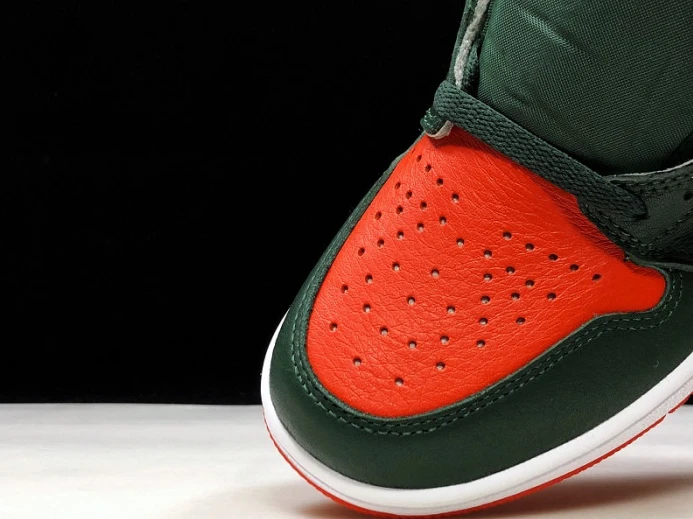 SoleFly x Air Jordan 1 Retro High OG Sail Fir-Team Orange AV3905- Popular 891