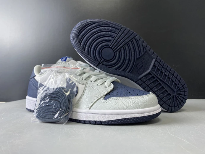 SportInspired Air Jordan 1 Grey Navy Blue CW8576- 851