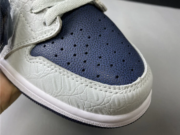 SportInspired Air Jordan 1 Grey Navy Blue CW8576- 851