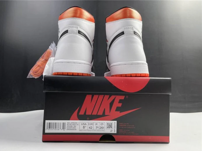 SportInspired Air Jordan 1 Retro High Electro Orange 555088- 823