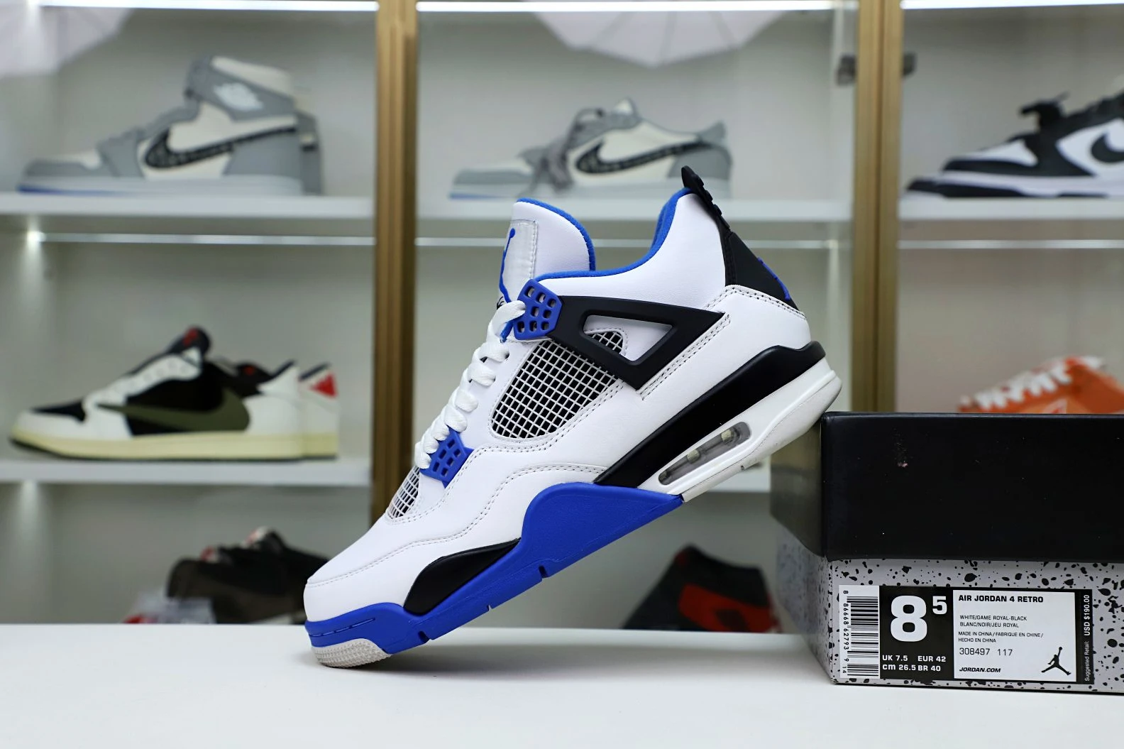 SportInspired Kimikick AIR JORDAN 4 RETRO MOTORSPORTS 2017