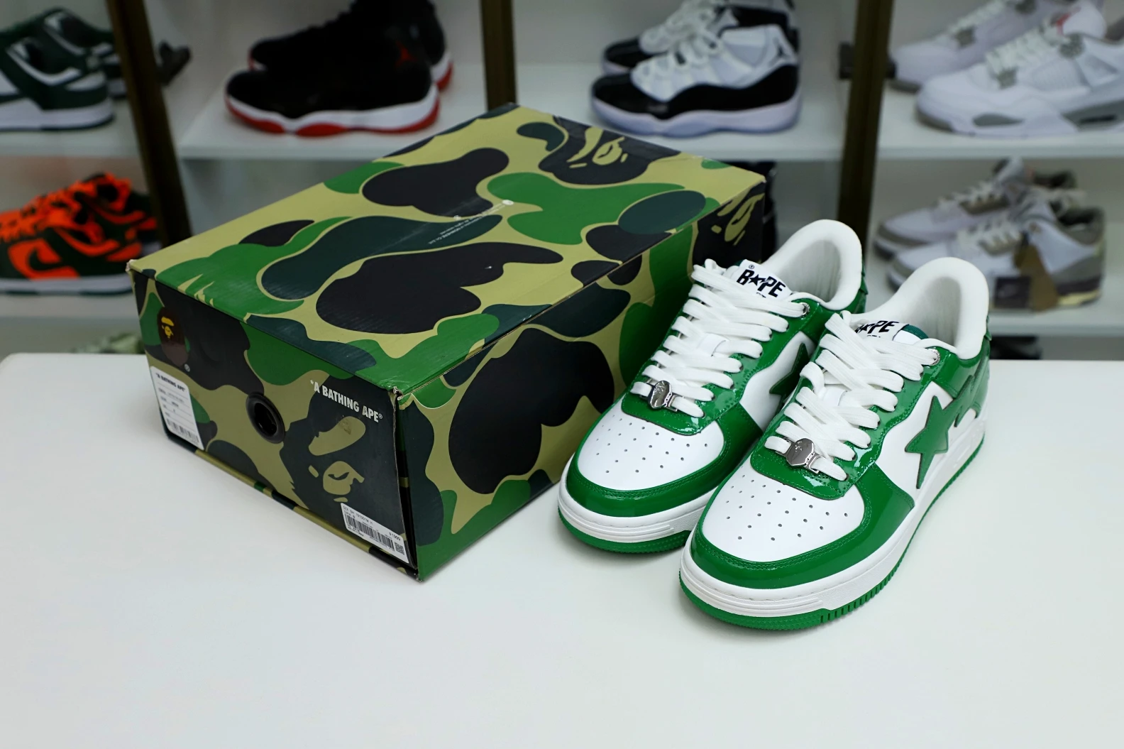 SportInspired Kimikick BAPE BAPESTA 'GREEN' 2789