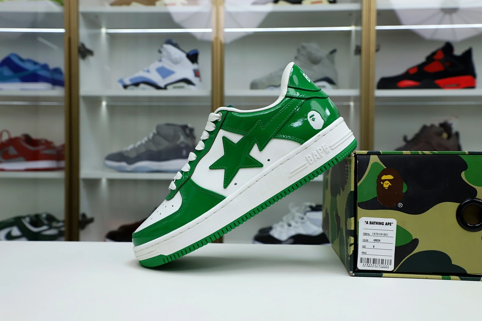 SportInspired Kimikick BAPE BAPESTA 'GREEN' 2789