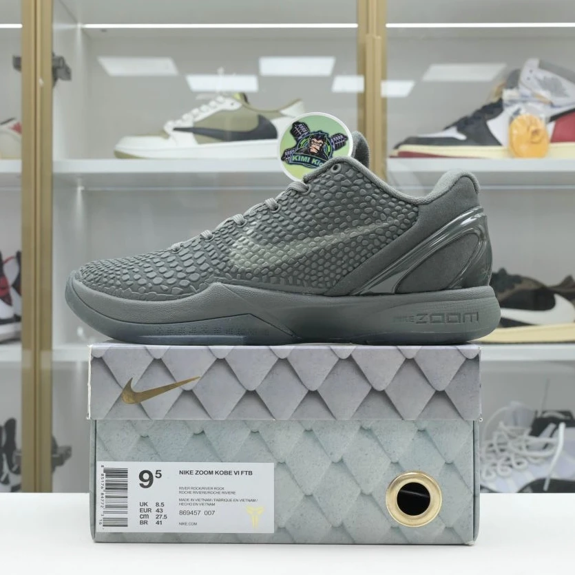 SportInspired Kimikick Nike Zoom Kobe 6 Black Mamba Collection Fade to Black 3401