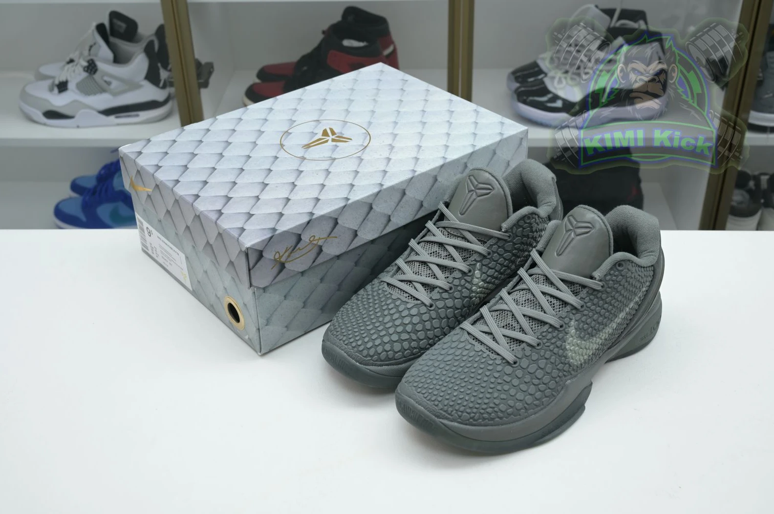 SportInspired Kimikick Nike Zoom Kobe 6 Black Mamba Collection Fade to Black 3401
