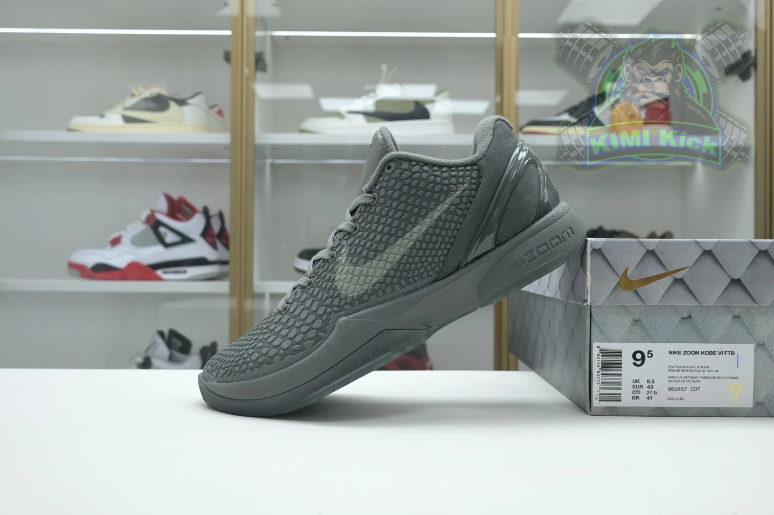 SportInspired Kimikick Nike Zoom Kobe 6 Black Mamba Collection Fade to Black 3401