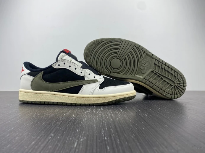 SportInspired Travis Scott x Air Jordan 1 Low OG WMNS Olive DZ4137- 779