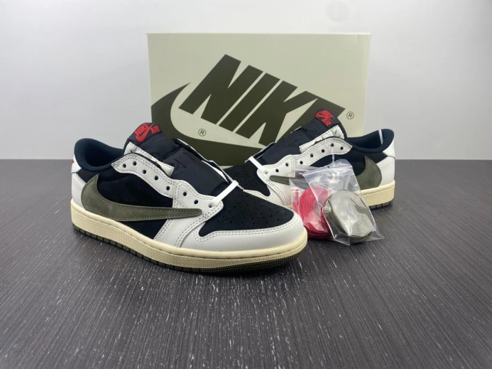 SportInspired Travis Scott x Air Jordan 1 Low OG WMNS Olive DZ4137- 779