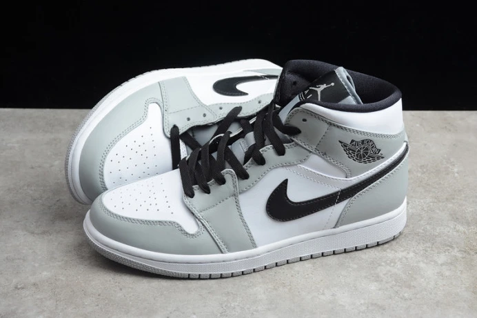SportInspired air jordan 1 mid light smoke grey 554724- 1665