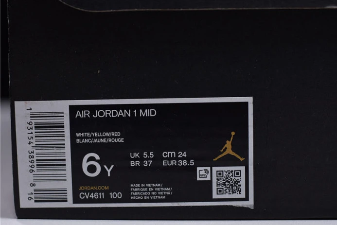 SportInspired air jordan 1 mid se gs ''edge glow'' cv4611- 1248