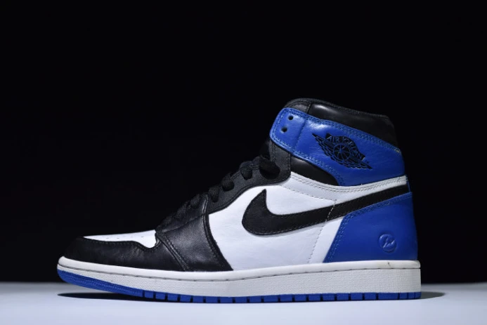 SportInspired air jordan 1 retro “fragment” black sport royal-white mens 716371- 1346
