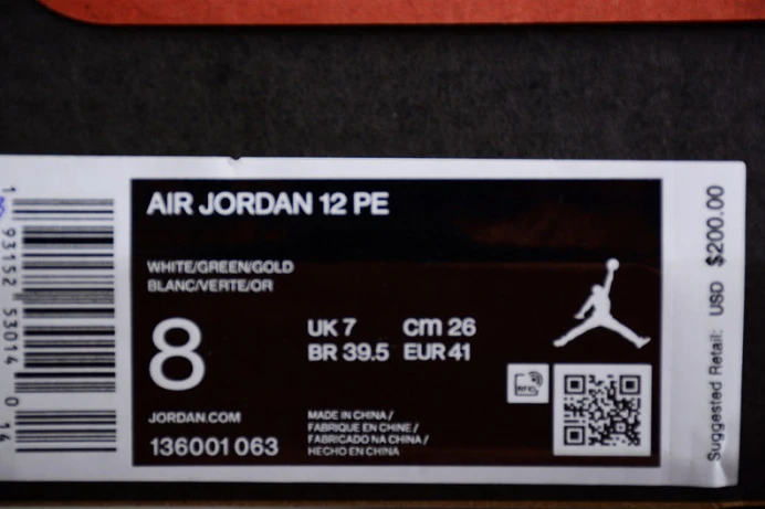 SportInspired air jordan 12 green 136001- 1402