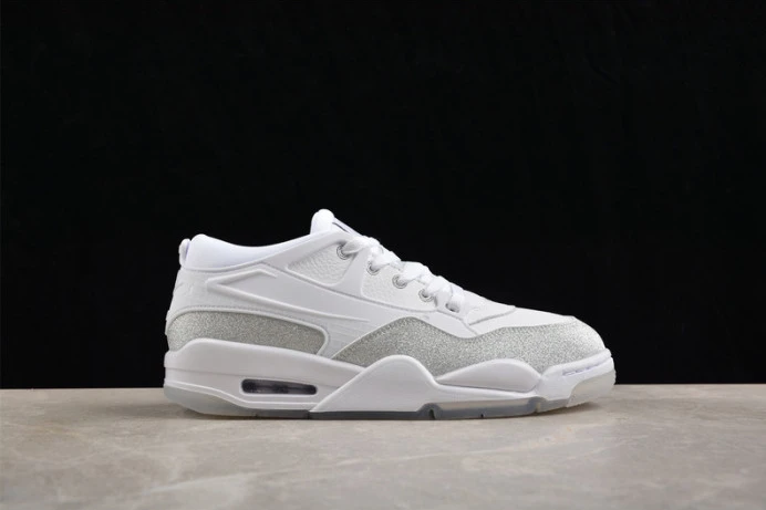 SportInspired air jordan 4 rm wmns white metallic silver hq3441- 1466