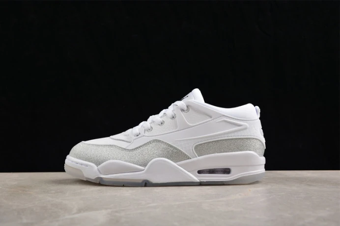 SportInspired air jordan 4 rm wmns white metallic silver hq3441- 1466
