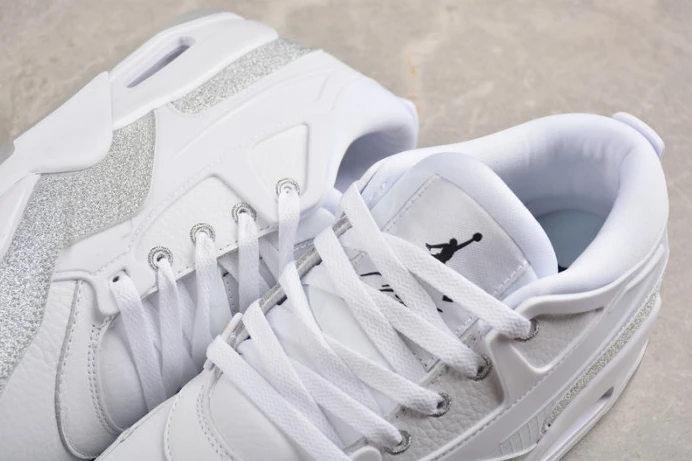 SportInspired air jordan 4 rm wmns white metallic silver hq3441- 1466