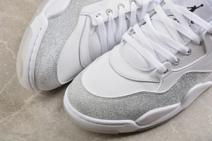 SportInspired air jordan 4 rm wmns white metallic silver hq3441- 1466