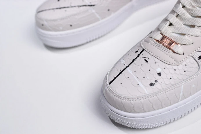 SportInspired nike air force 1 low lx "phantom snakeskin" 898889- 3016