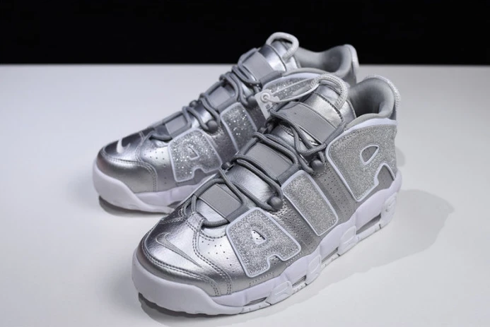 SportInspired nike air more uptempo metallic silver 917593- 3350
